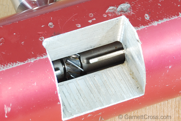 Oil Flow meter cross section - closeup