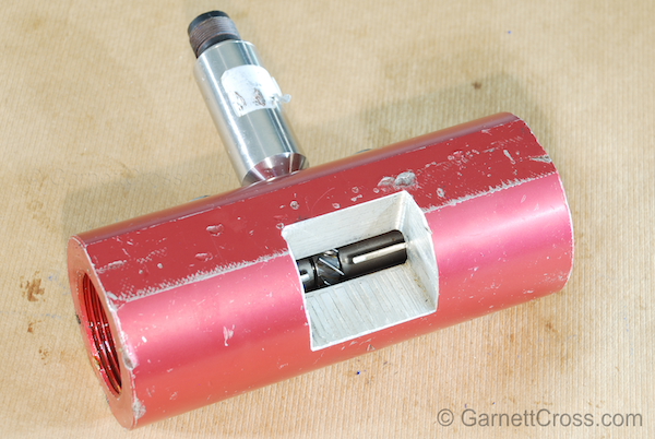 Oil Hydraulics Oil Flow meter cross section.