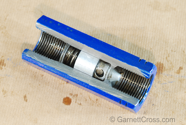 Oil Hydraulics Check Valve cross section.