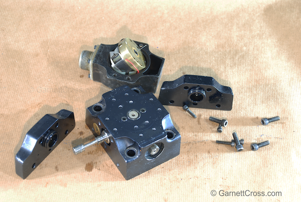 Oil Hydraulics Moog Servo Controlled Valve disassembled.