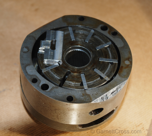 Oil Hydraulics Vane Pump Cartridge partially assembled